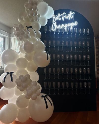 Timeless Party Rentals Champagne Wall